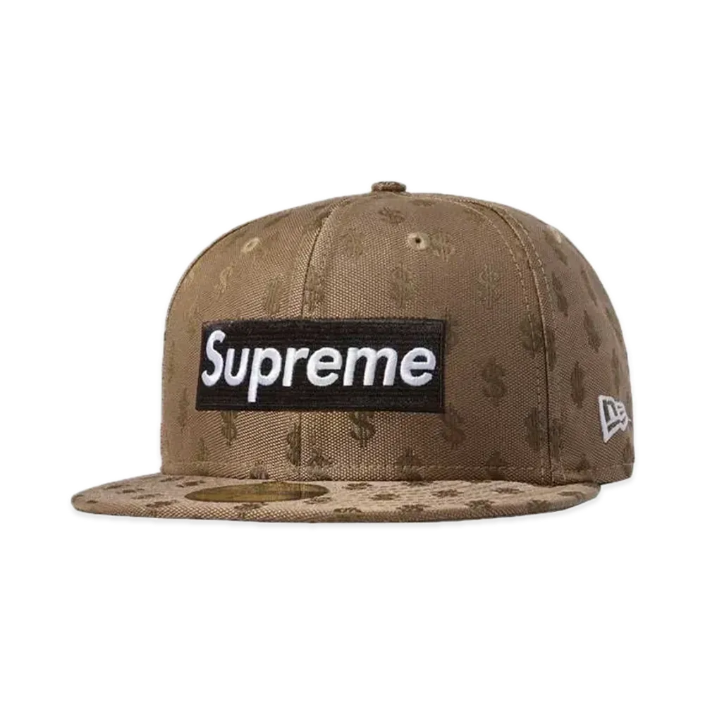 Supreme Monogram Box Logo New Era "Brown"