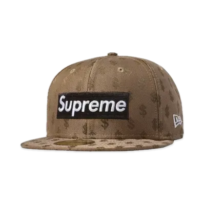 Supreme Monogram Box Logo New Era "Brown"
