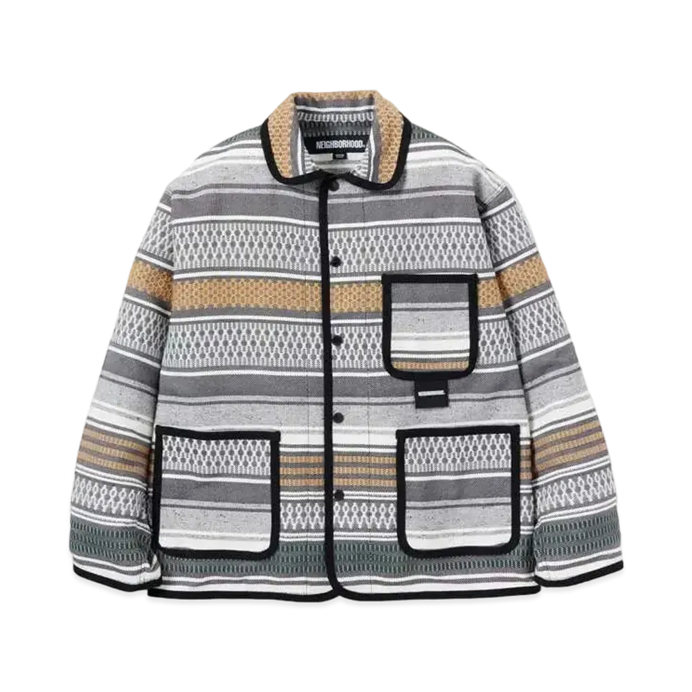 NEIGHBORHOOD Mexican Blanket Jacket "Gray"