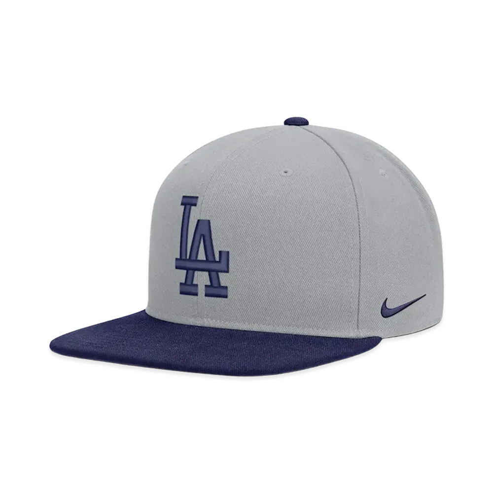 MLB x Nike Dodgers Primetime Dri-FIT Square Ball Cap "Grey/Blue"