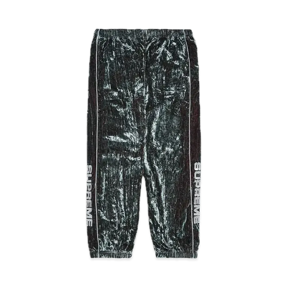 Supreme Crushed Velvet Track Pant "Olive"