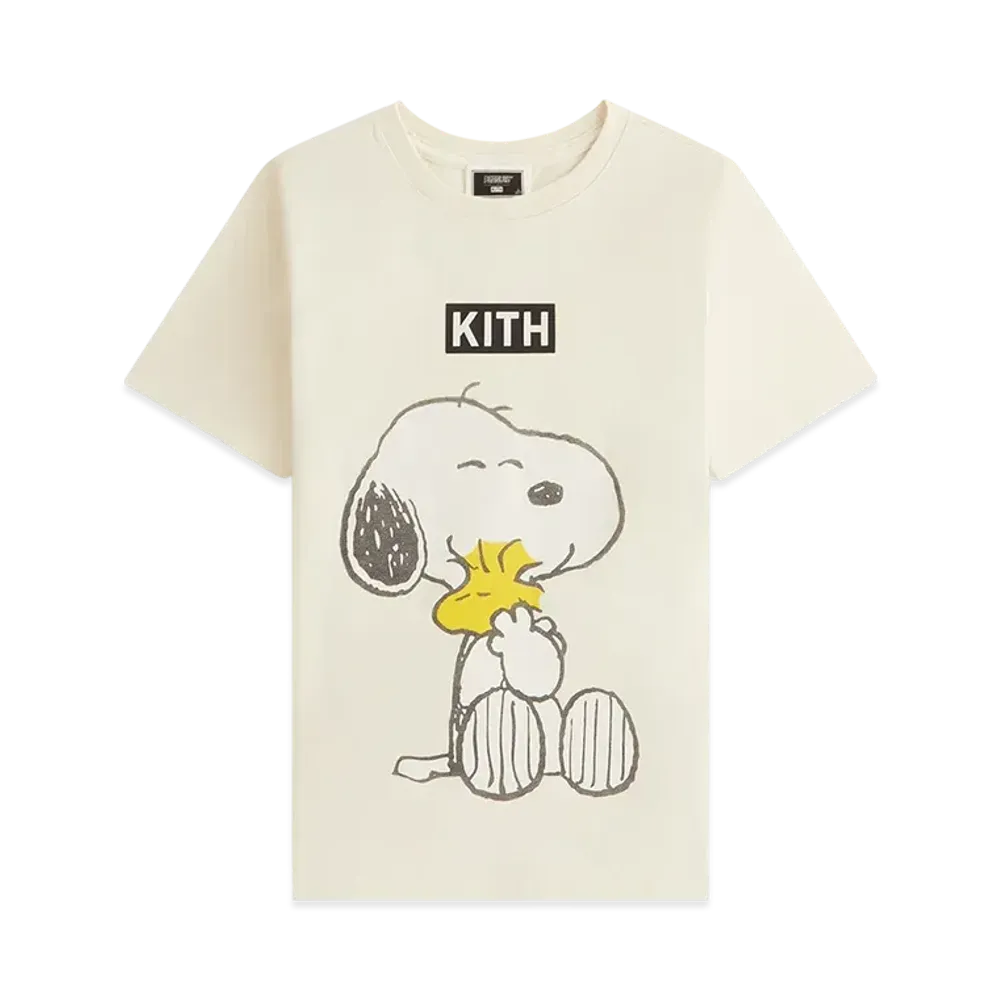 Kith Kids for Peanuts Hug Vintage Tee "Sandrift"