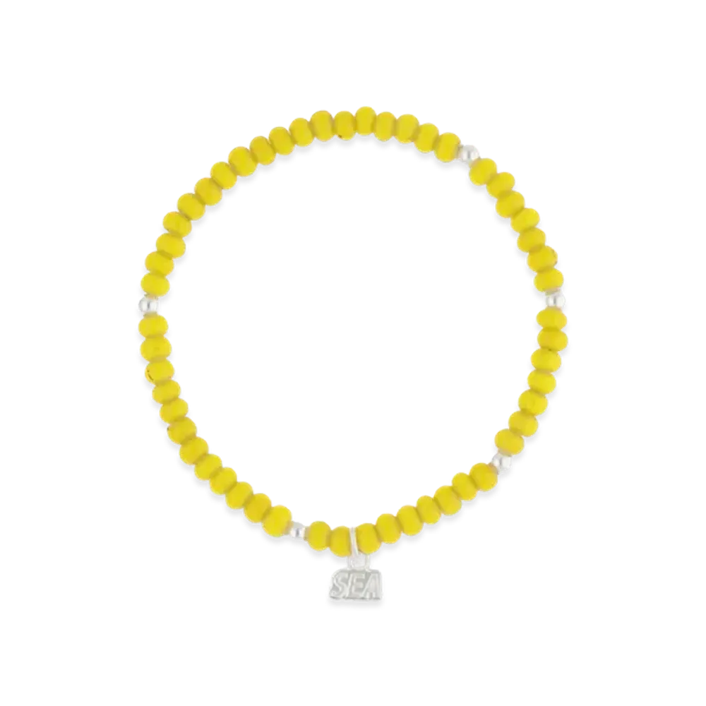 WIND AND SEA IVX Japan WDS White Hearts Bracelet "Yellow"