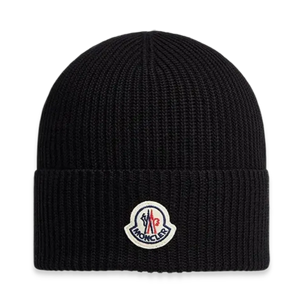 MONCLER Cotton Beanie "Black"