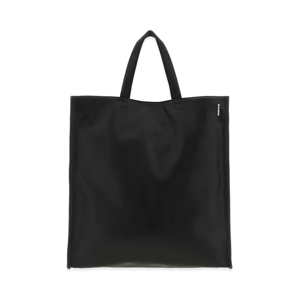 Jil Sander Leather Light Shopping Bag "Black"
