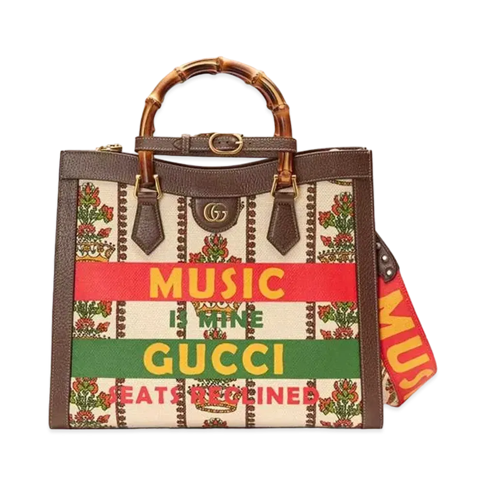 GUCCI Diana 100 Medium Bag "Beige"