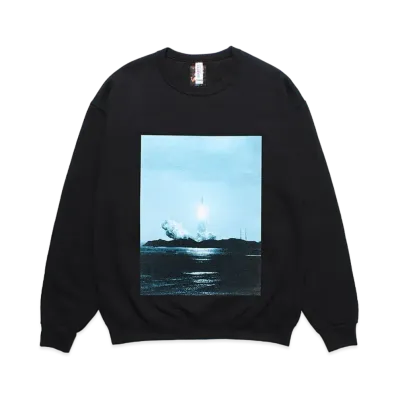 WACKO MARIA x JIRO KONAM Sweat Shirt #1 "Black"