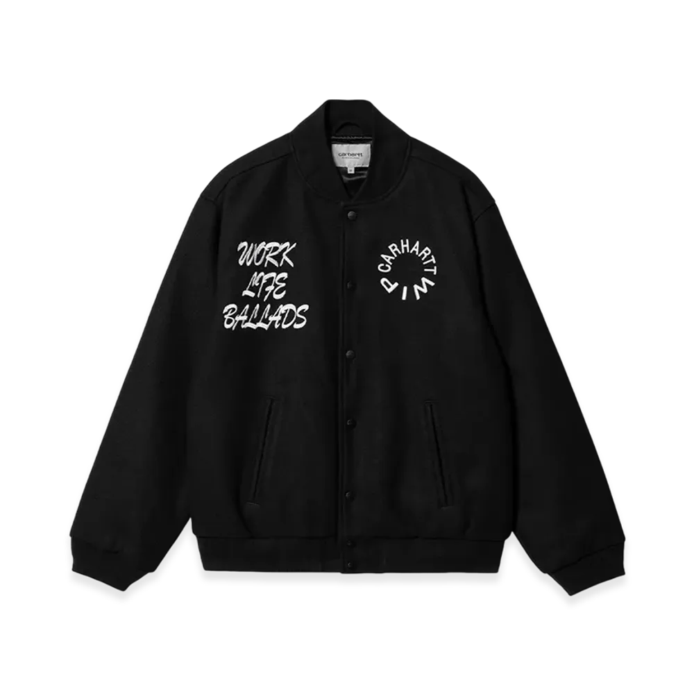 Carhartt WIP Work Varsity Bomber "Black"