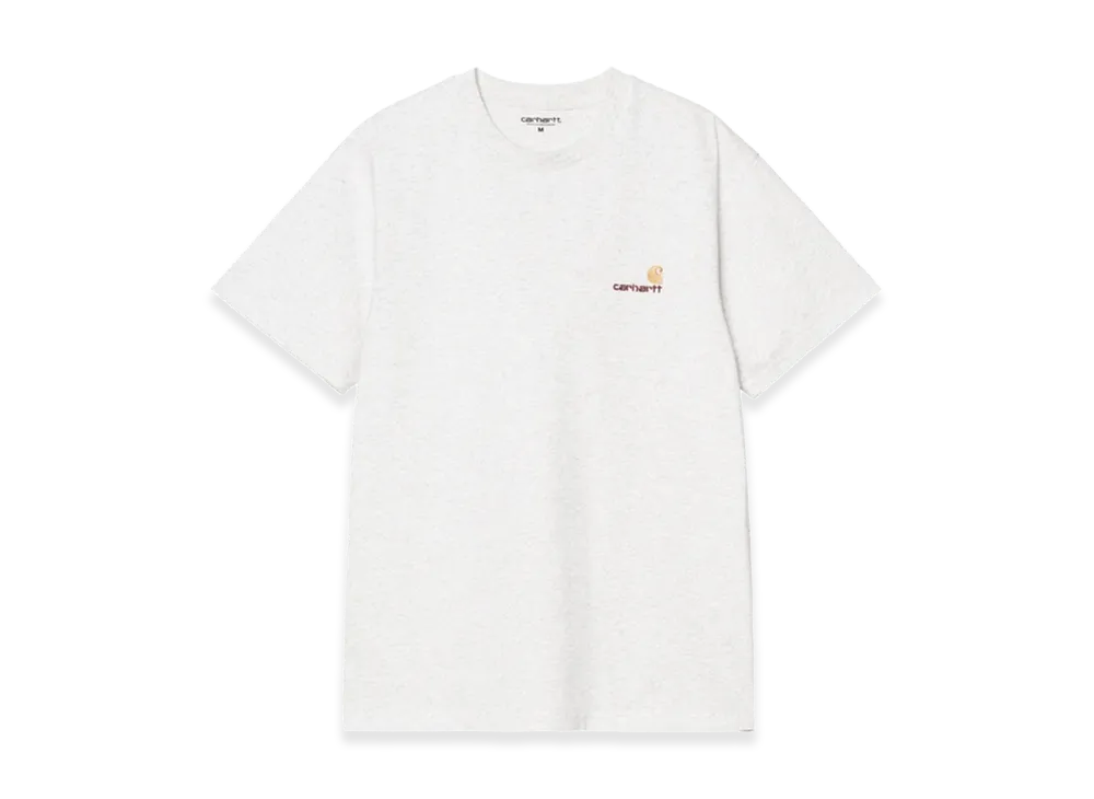 Carhartt WIP S/S American Script T-Shirt "Ash Heather"
