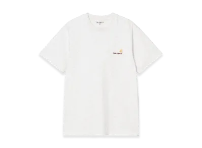 Carhartt WIP S/S American Script T-Shirt "Ash Heather"