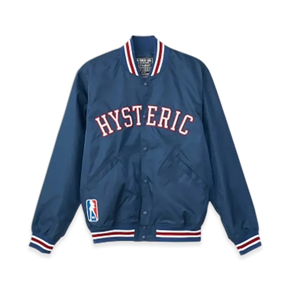 HYSTERIC GLAMOUR Hysteric Association Stadium Jacket "Navy"
