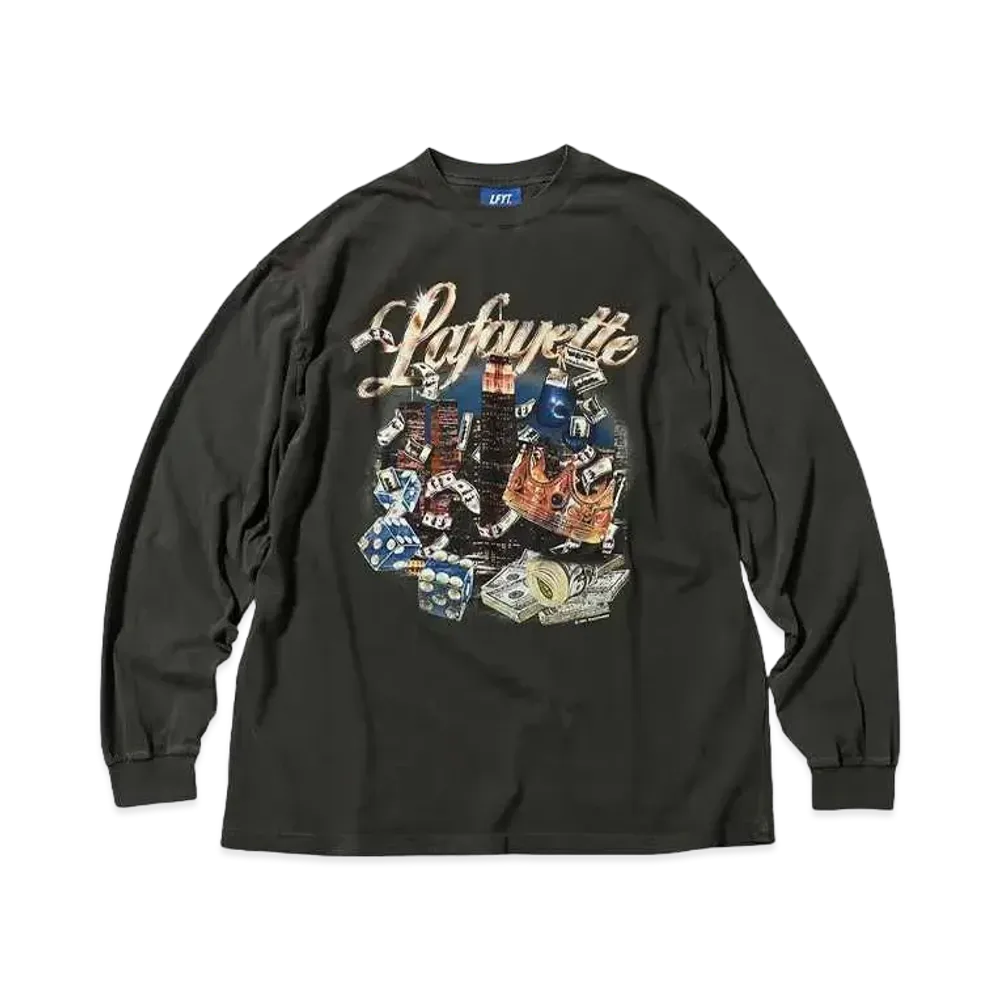 LFYT WORLD CHAMPS L/S TEE TYPE 5 -VINTAGE EDITION "VINTAGE BLACK"
