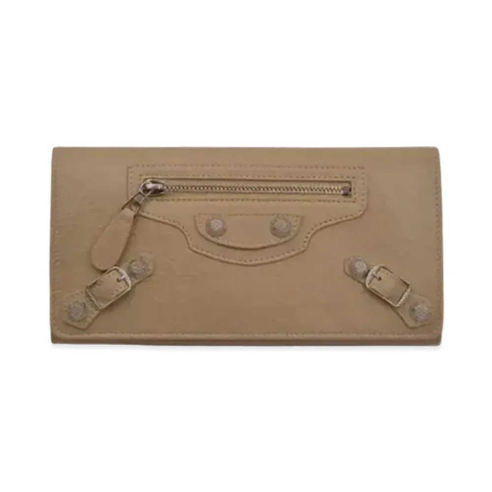 BALENCIAGA Sheepskin Wallet "Gray"
