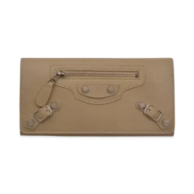 BALENCIAGA Sheepskin Wallet "Gray"