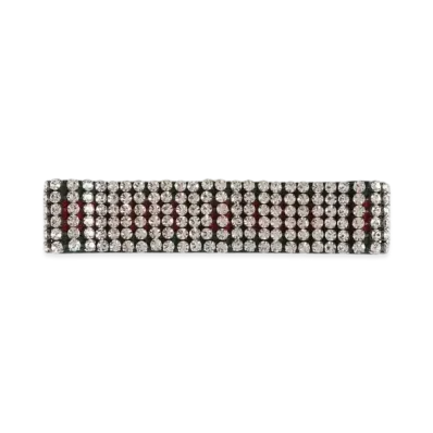 GUCCI Crystal Stripe Web Headband
