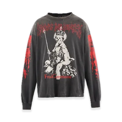 SAINT Mxxxxxx LS Tee Saint Is A Kiss "Black"