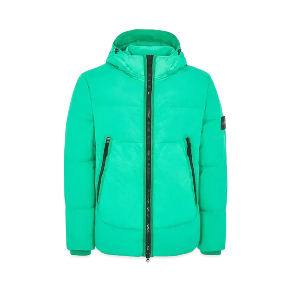 Stone Island 40123 GARMENT DYED CRINKLE REPS NY DOWN-TC "Green"