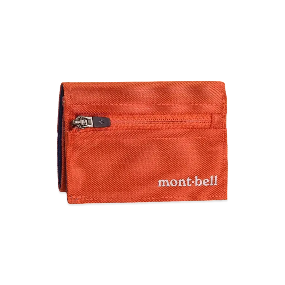 mont-bell Compact Tri-fold Wallet "Orange"