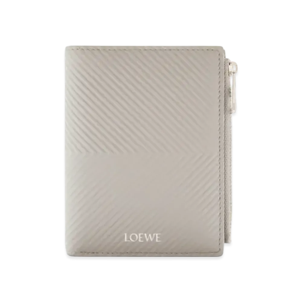 LOEWE Slim Compact Wallet "Shell Grey"