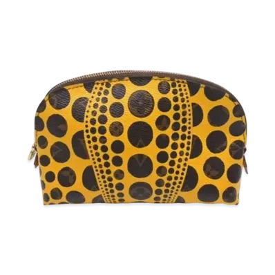 Louis Vuitton x Yayoi Kusama Pochette Cosmetic Monogram Pumpkin Dot "Jaune"