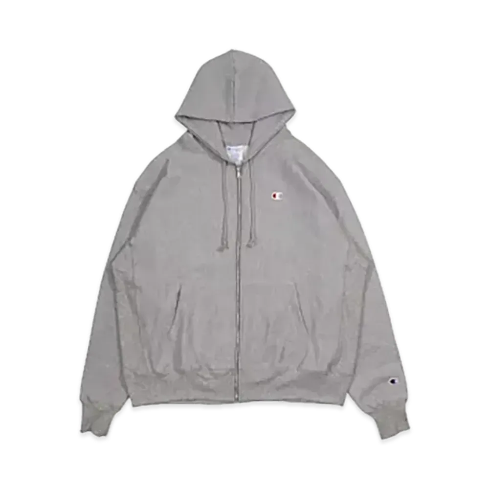 Champion Reverse Weave Heavyweight 12Oz Zip Up Hoodie "Grey"