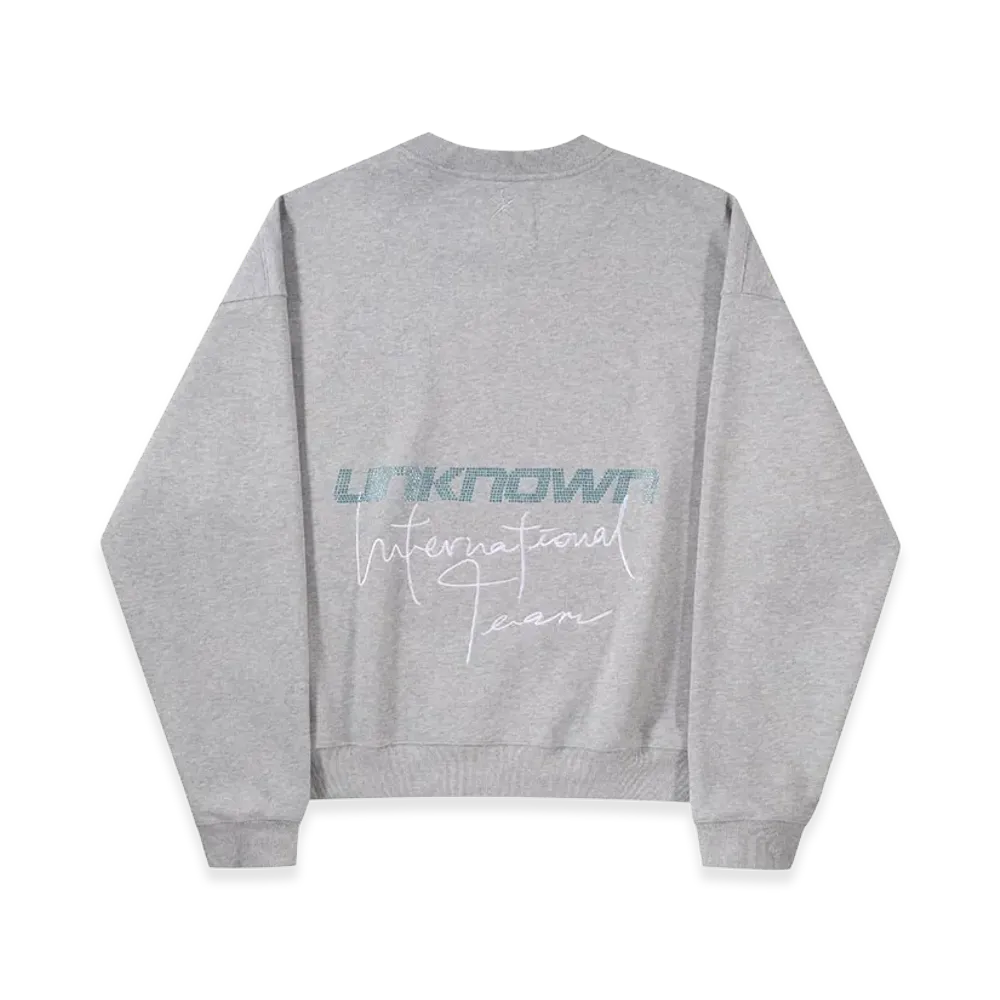 Unknown London Uniform Crewneck "Gray"