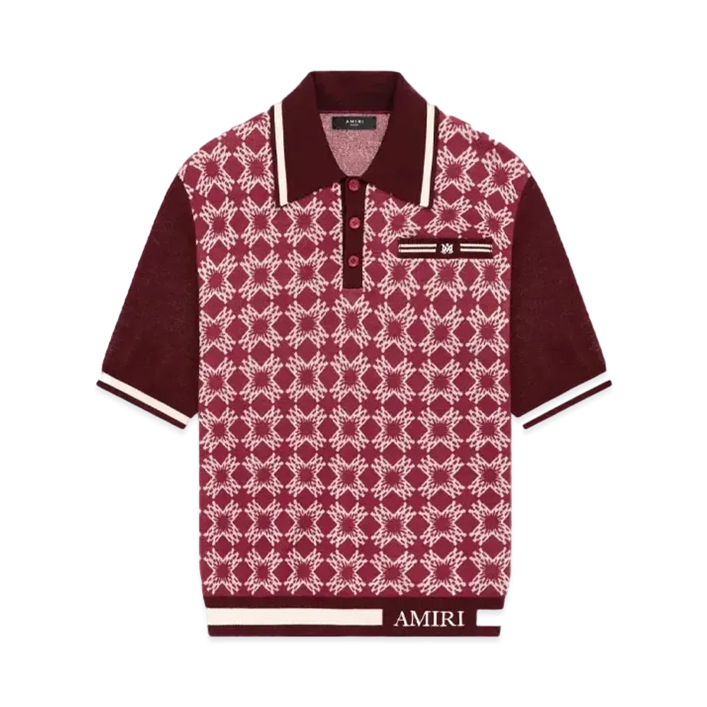 AMIRI MA Quad Polo "Red"