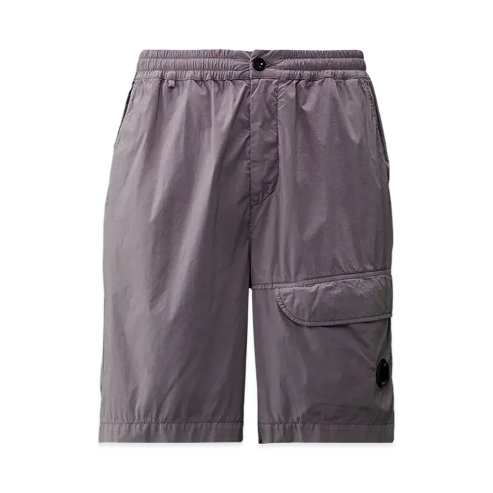 C.P. Company 50 Fili Stretch Cargo Lens Shorts "Lavander Violet"