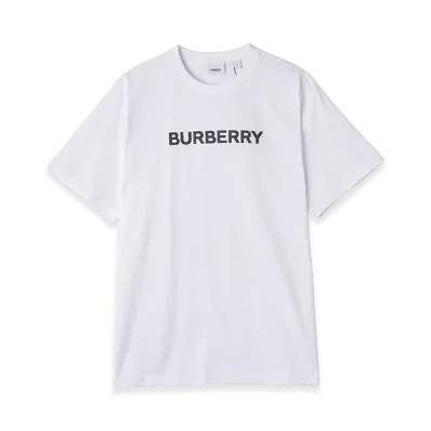 Burberry Logo Print Crewneck T-Shirt "White"