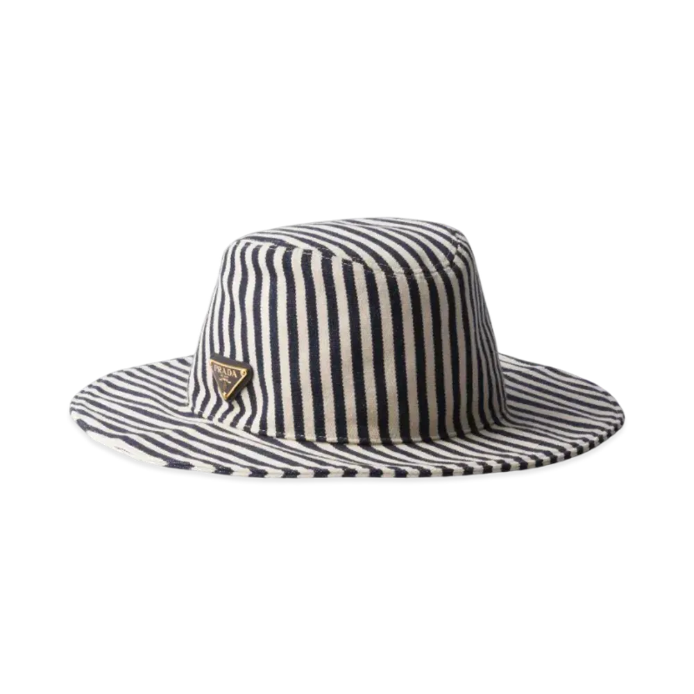 PRADA Cotton Hat "Navy"