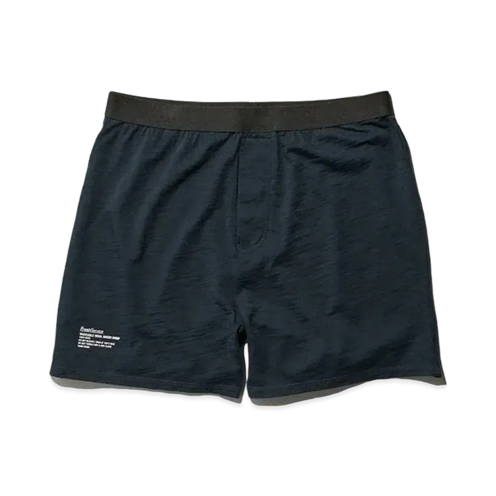 FreshService Washable Wool Boxer Brief "Navy"