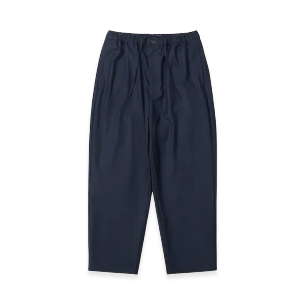 everyone Wool Flannel Easy Slacks "Navy"