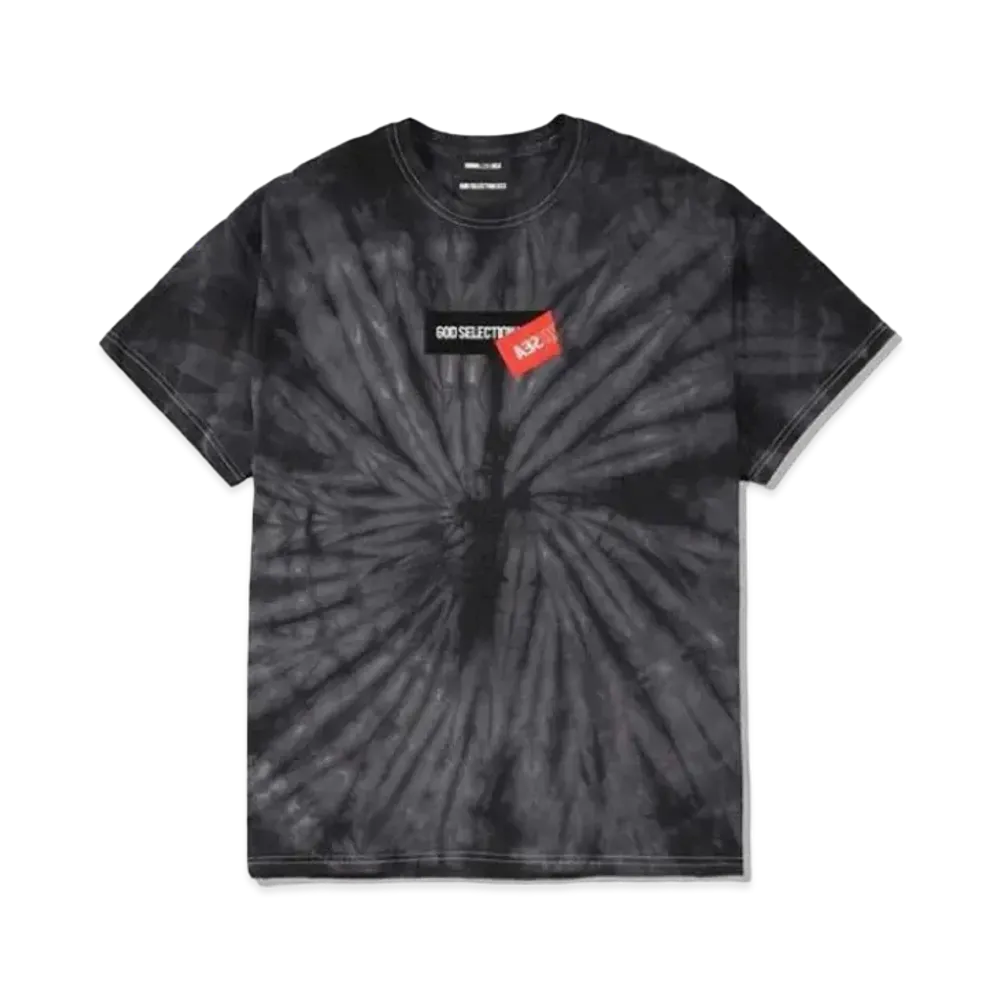 WIND AND SEA x XXX TIE-DYE T-shirt "Black Spider "