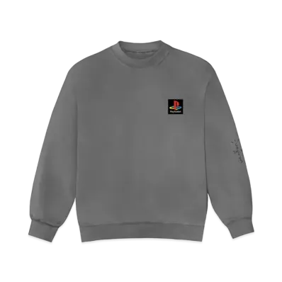 Travis Scott Cactus Jack PS Classic Crewneck "Grey"