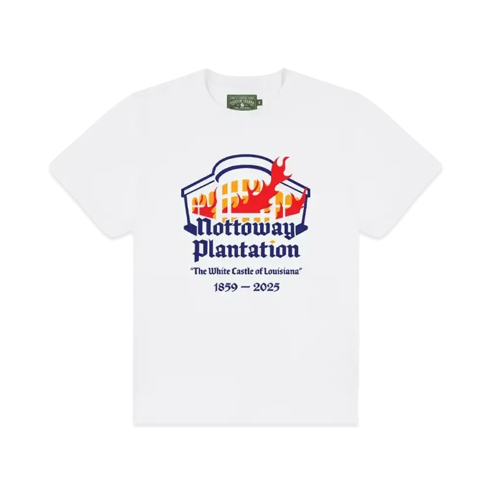 DENIM TEARS Fire This Time Tee "White"