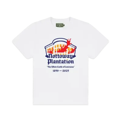 DENIM TEARS Fire This Time Tee "White"