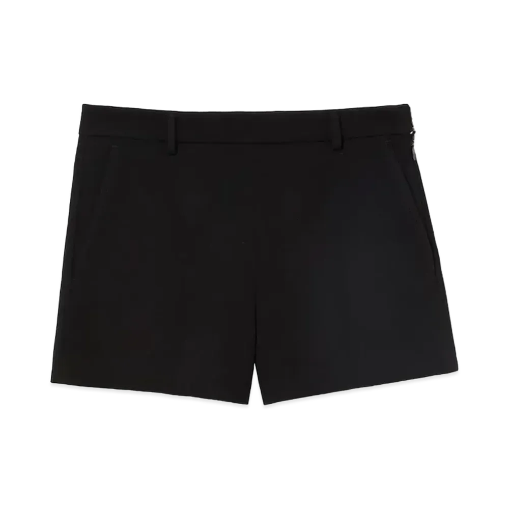 GUCCI Wool Crepe Short "Black"