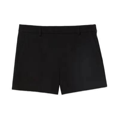 GUCCI Wool Crepe Short "Black"