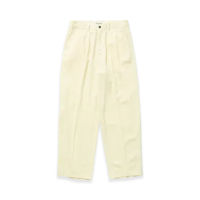 TTTMSW Wool Wide Slacks "Light Yellow"