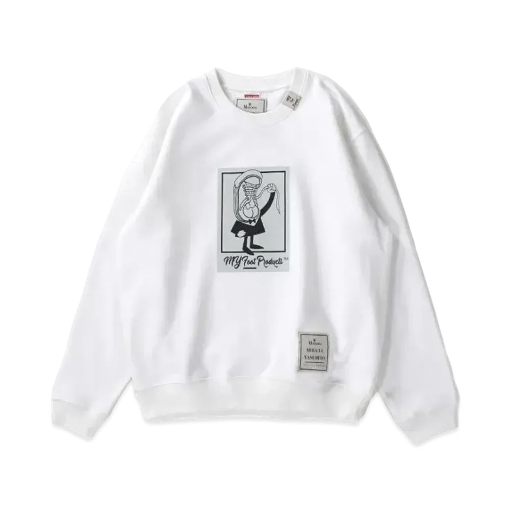 Maison MIHARA YASUHIRO MY Foot Products Pullover "White"
