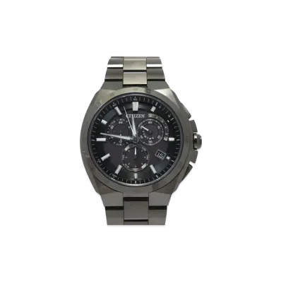 CITIZEN Atessa Eco Drive Chronograph Radio Solar "Black" AT3014-54E