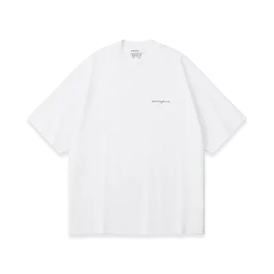 everyone J.30000 Rooftop Logo Tee Shirt "White"