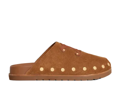 CELINE Women's Leather Sandals "Brown"