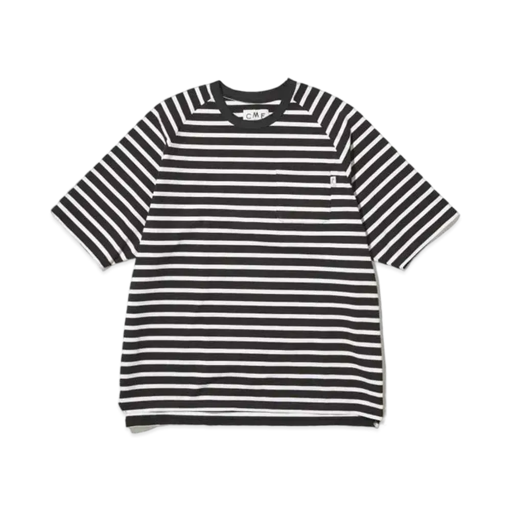 CMF OUTDOOR GARMENT Border Tee H/S -2024FW- "Black"