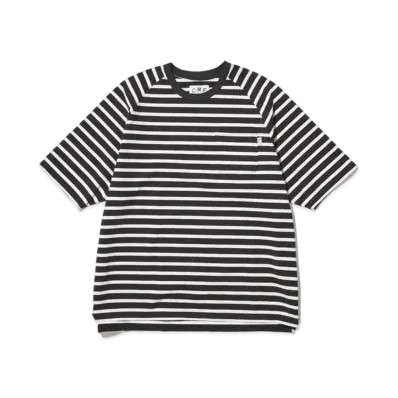 CMF OUTDOOR GARMENT Border Tee H/S -2024FW- "Black"