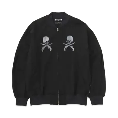 mastermind JAPAN x Roarguns Suka Jersey Blouson "Black Gray"