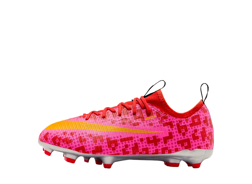 LEGO × Nike GS Mercurial Vapor Academy "Rush Red/Hyper Pink"