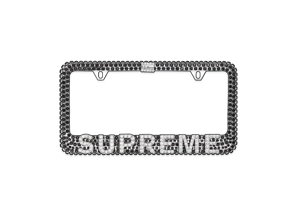 Supreme x b.b. Simon License Plate Frame "Black"