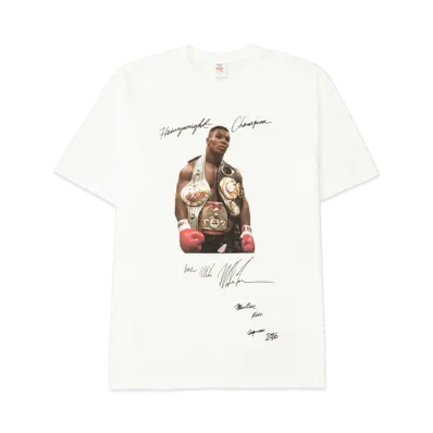 Supreme x Martine Rose Champion Tee (Mike Tyson) "White"