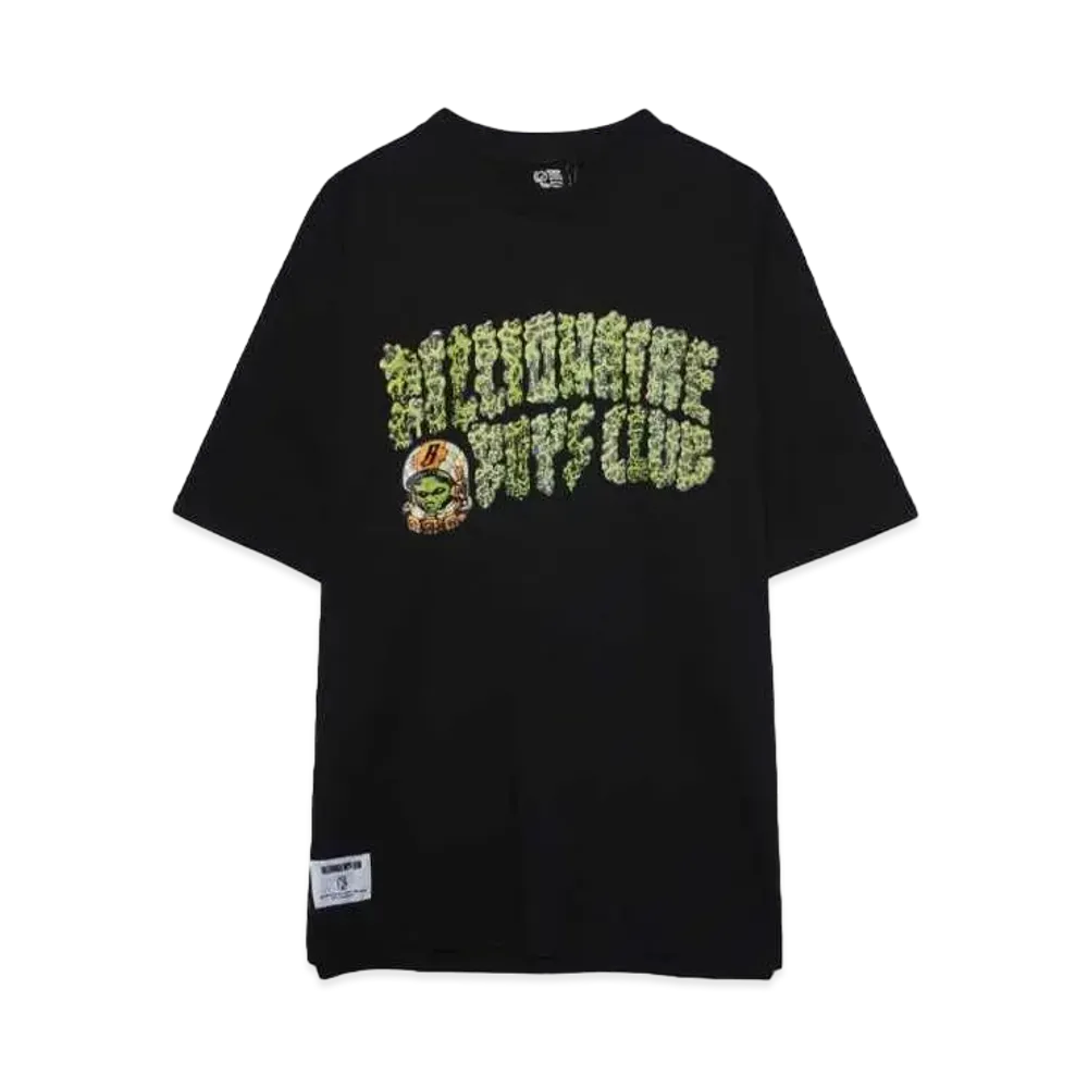 BILLIONAIRE BOYS CLUB COTTON T-SHIRT ARCH LOGO BY W "BLACK"